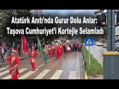 Taşova Cumhuriyetimizin 103.cü Yılını Kortejle Selamladı